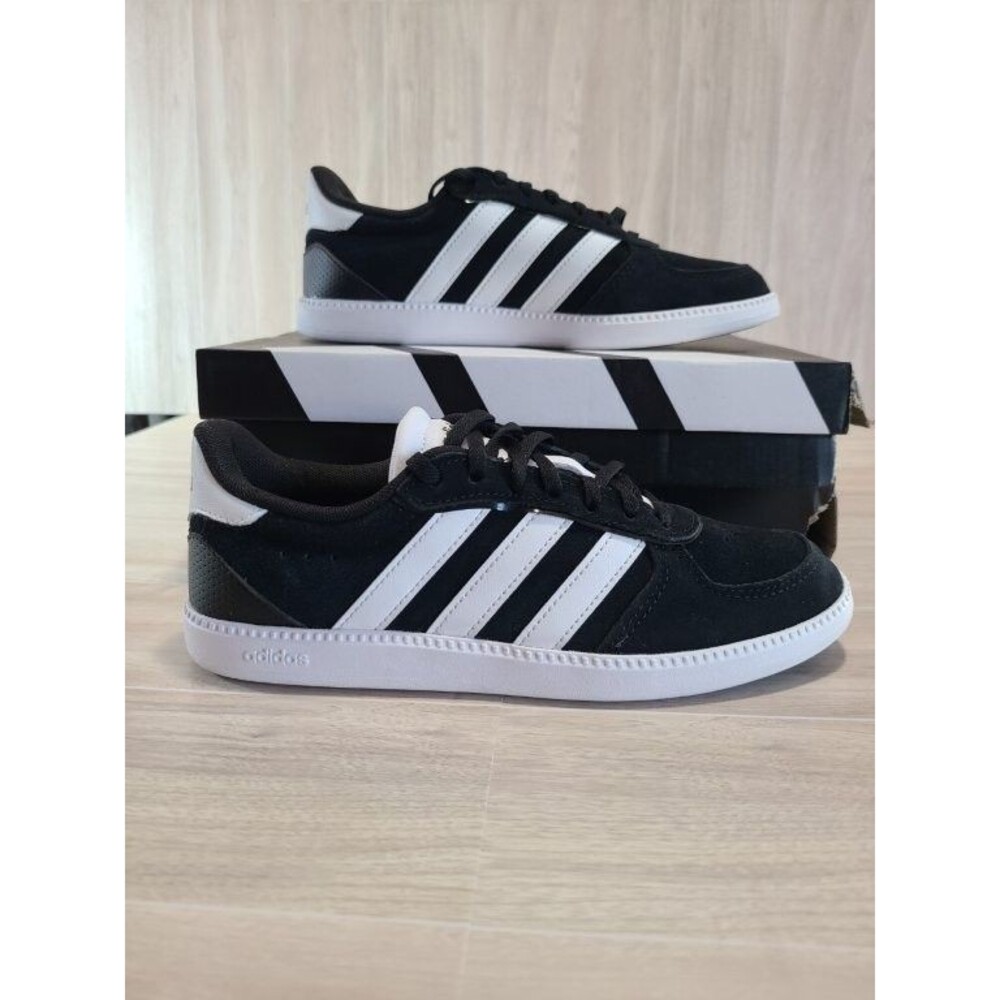 Adidas Breaknet Sleek Women’s 6 Black White Sneakers Cloudfoam Plus IH5466
